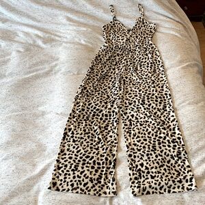 Leopard print jumpsuit